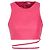 Autre Marque 8 By Yoox rosa Lammleder Crop Top Pink