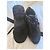Classique Baskets Chanel en cuir noir - vue 4