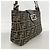 Borsa a tracolla Fendi Zucca in nylon e canvas Marrone - vista 2