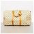 Louis Vuitton Damier Azur Keepall 50 Boston Bag Bianco - vista 13