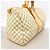 Louis Vuitton Damier Azur Keepall 50 Boston Bag Bianco - vista 2