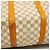 Louis Vuitton Damier Azur Keepall 50 Boston Bag Bianco - vista 9