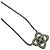 Collana De Beers Enchanted Lotus in Oro Bianco e Diamanti Argento