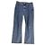 Loro Piana Vaqueros Denim Azul Acampanados