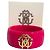 Bracciale Bangle Roberto Cavalli in resina fucsia con logo dorato D'oro Fuschia - vista 2