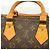 Sac à main Louis Vuitton Monogram Speedy 25 Marron - vue 11