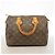 Sac à main Louis Vuitton Monogram Speedy 25 Marron - vue 13