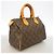 Sac à main Louis Vuitton Monogram Speedy 25 Marron - vue 2