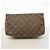 Sac à main Louis Vuitton Monogram Speedy 25 Marron - vue 3