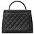 Chanel Matelassé Handtasche Schwarz - Ansicht 13