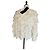 Massimo Dutti Pull Bouclé en Alpaga Couleur Crème Écru