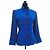 Yves Saint Laurent Giacca Variation Blu Elettrico Nero