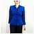 Yves Saint Laurent Giacca Variation Blu Elettrico Nero - vista 7