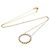 Autre Marque Collar Tiffany Open Circle con diamantes en oro rosa 18K Dorado - vista 12