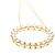 Autre Marque Collar Tiffany Open Circle con diamantes en oro rosa 18K Dorado - vista 4