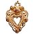 Christian Lacroix Colgante de Corazón Dorado