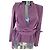 Blazer Ajustado Violeta Patrizia Pepe con Cinturón Púrpura