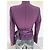 Blazer Ajustado Violeta Patrizia Pepe con Cinturón Púrpura - vista 13