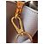 Louis Vuitton Capucines Handtasche Grau Leder Gold hardware - Ansicht 4