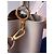 Louis Vuitton Capucines Handtasche Grau Leder Gold hardware - Ansicht 5