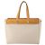 Hermès Bolso Tote HERMES Herbag Cabas GM Tower Ash Beige Silver Auth 199376A Plata - vista 13