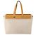 Hermès Bolso Tote HERMES Herbag Cabas GM Tower Ash Beige Silver Auth 199376A Plata - vista 2