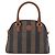 Pequin Borsa a mano FENDI Pecan Canvas PVC 2way Nero Marrone Auth ki6816V - vista 13
