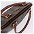 Pequin Borsa a mano FENDI Pecan Canvas PVC 2way Nero Marrone Auth ki6816V - vista 6