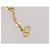 Collar Christian Dior Strass metal Gold Tone Auth 203860 - vista 14