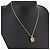 Collar Christian Dior Strass metal Gold Tone Auth 203860 - vista 15