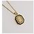Collar Christian Dior Strass metal Gold Tone Auth 203860 - vista 3