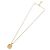 Collar Christian Dior Strass metal Gold Tone Auth 203860 - vista 8