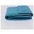 Portafoglio CHANEL Camelia in pelle blu argento CC Auth 204106M - vista 3