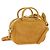 Borsa Micro Miu Miu in camoscio 2way Yellow Gold Auth 203262M D'oro Giallo