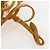 Borsa Micro Miu Miu in camoscio 2way Yellow Gold Auth 203262M D'oro Giallo - vista 21