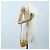 Borsa Micro Miu Miu in camoscio 2way Yellow Gold Auth 203262M D'oro Giallo - vista 25