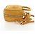 Borsa Micro Miu Miu in camoscio 2way Yellow Gold Auth 203262M D'oro Giallo - vista 4