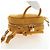 Borsa Micro Miu Miu in camoscio 2way Yellow Gold Auth 203262M D'oro Giallo - vista 6