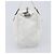 Borsa Boston CHANEL Choco Bar in pelle bianca e argento CC Auth 203440V Bianco - vista 4
