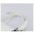 Borsa Boston CHANEL Choco Bar in pelle bianca e argento CC Auth 203440V Bianco - vista 9