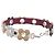FENDI Strap Leather Beige Silver gold Auth 203680M Argenté Doré
