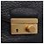 Borsa a spalla PRADA Ready Lock in pelle nera e oro autentica am12604V Nero D'oro - vista 22