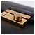 Borsa a spalla PRADA Ready Lock in pelle nera e oro autentica am12604V Nero D'oro - vista 24