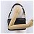 Borsa a spalla PRADA Ready Lock in pelle nera e oro autentica am12604V Nero D'oro - vista 37