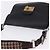 Borsa a spalla PRADA Ready Lock in pelle nera e oro autentica am12604V Nero D'oro - vista 6