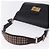 Borsa a spalla PRADA Ready Lock in pelle nera e oro autentica am12604V Nero D'oro - vista 7