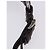 Borsa a spalla PRADA Ready Lock in pelle nera e oro autentica am12604V Nero D'oro - vista 9