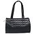 Borsa a mano CHANEL Choco Bar in pelle d'agnello nera e oro CC Auth 204075V Nero D'oro - vista 13