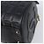 Borsa a mano CHANEL Choco Bar in pelle d'agnello nera e oro CC Auth 204075V Nero D'oro - vista 16