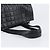 Borsa a mano CHANEL Choco Bar in pelle d'agnello nera e oro CC Auth 204075V Nero D'oro - vista 7